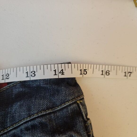 Seven 7 Womens Size 28 Blue Denim Bootcut Medium Wash Stretch Jeans - Picture 11 of 14